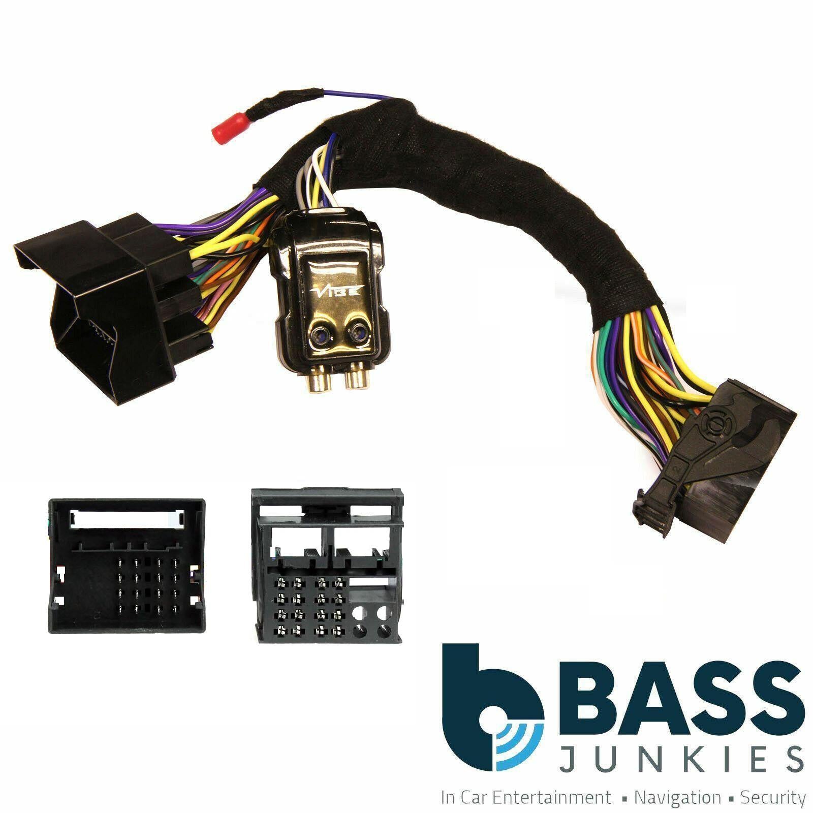 PlugNPlay RCA Line Output Converter For BMW | Mercedes | Seat | Skoda | Vauxhall | Volkswagen Speaker to RCA Converter