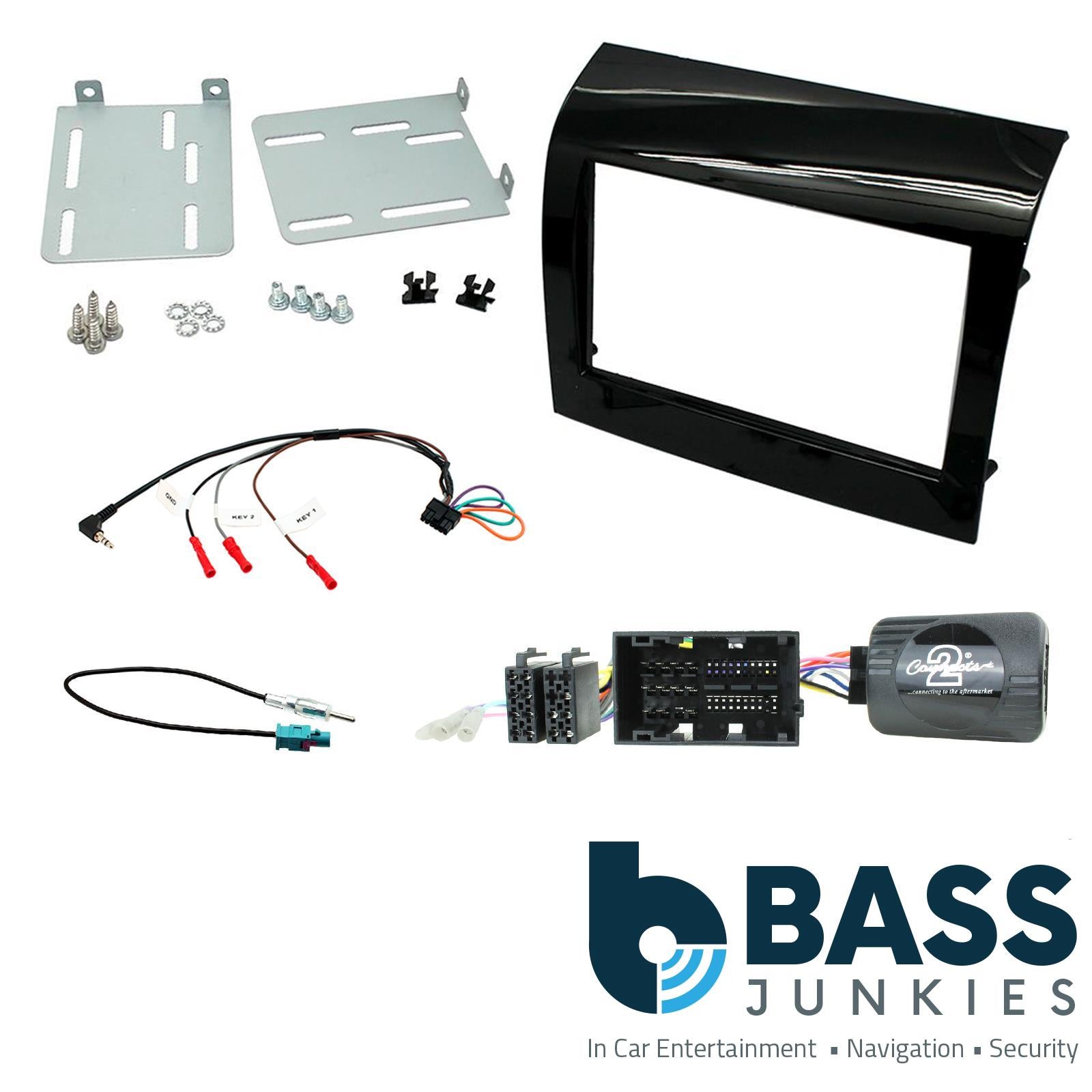 Connects2 CTKFT10 Fiat Ducato 2014 On Car Stereo Double Fascia & Steering Wheel Interface