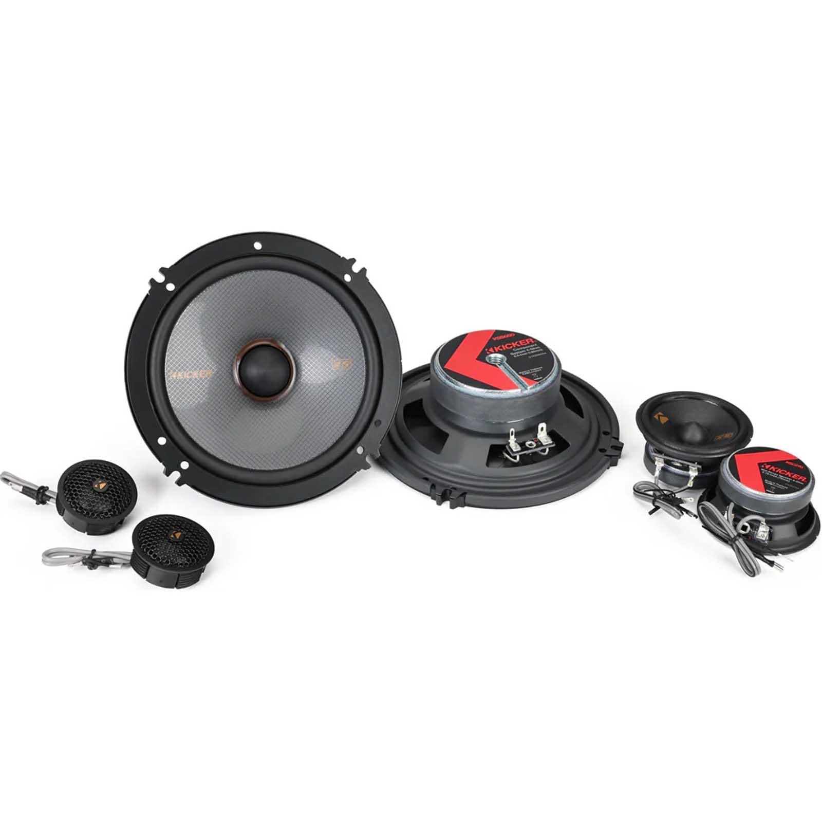 Kicker 51KSS365 - 6.5" 160 Watts 3-Way Component Car Speaker Kit