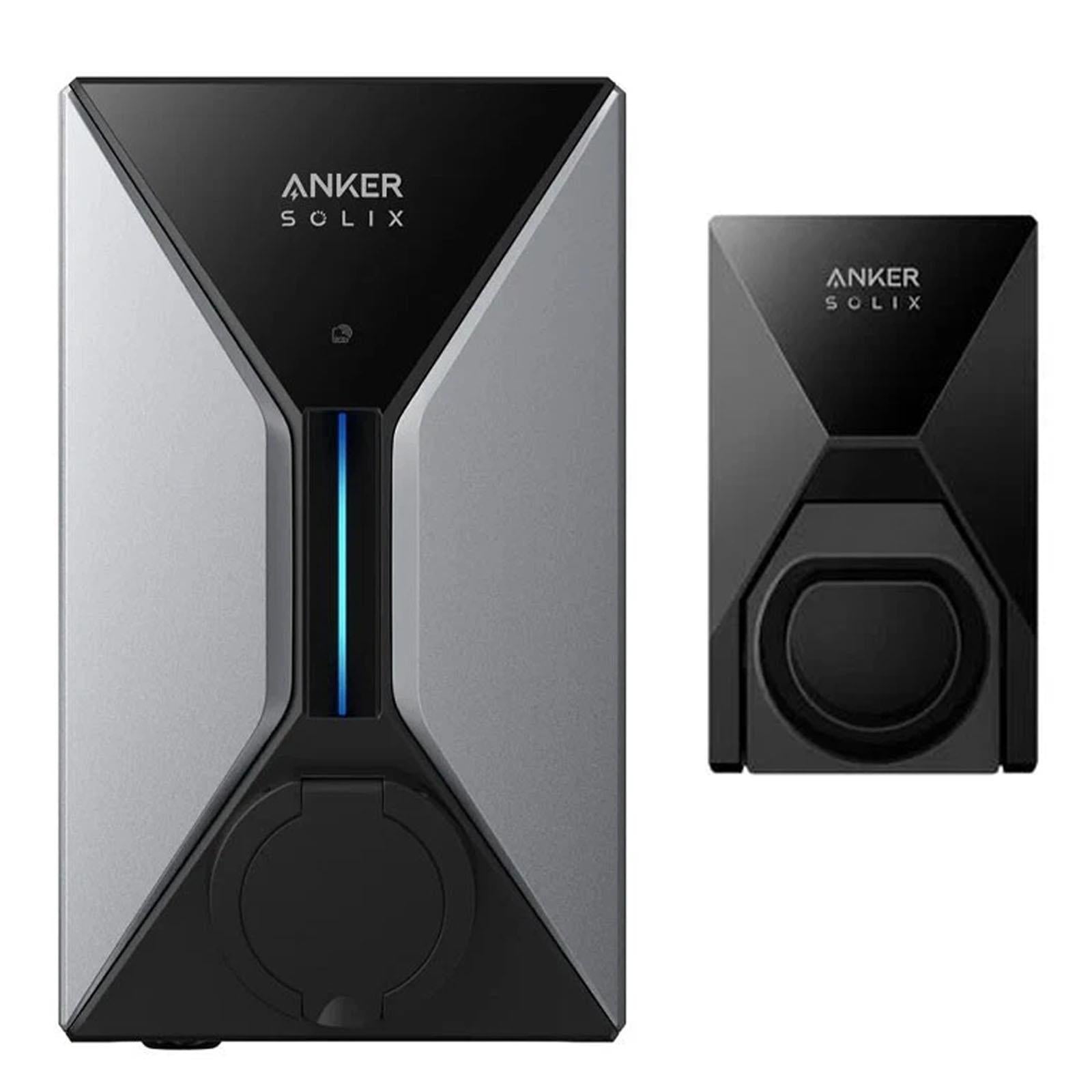 Anker SOLIX - Smart EV Charger 7.4kW Type 2 Tethered EV Charger with 5m Charging Cable