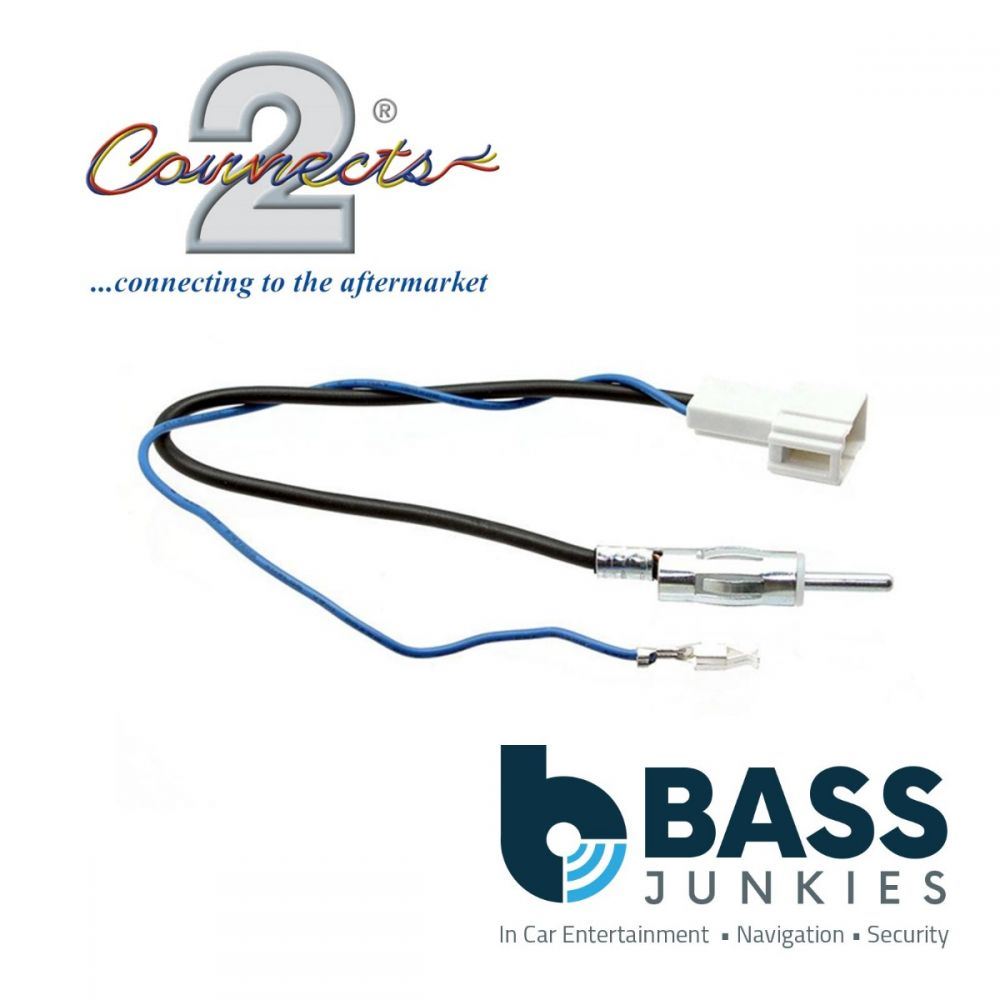 Connects2 CT27AA71 - HONDA Car Stereo DIN Antenna Adapter Aerial Lead With Phantom Power Supply