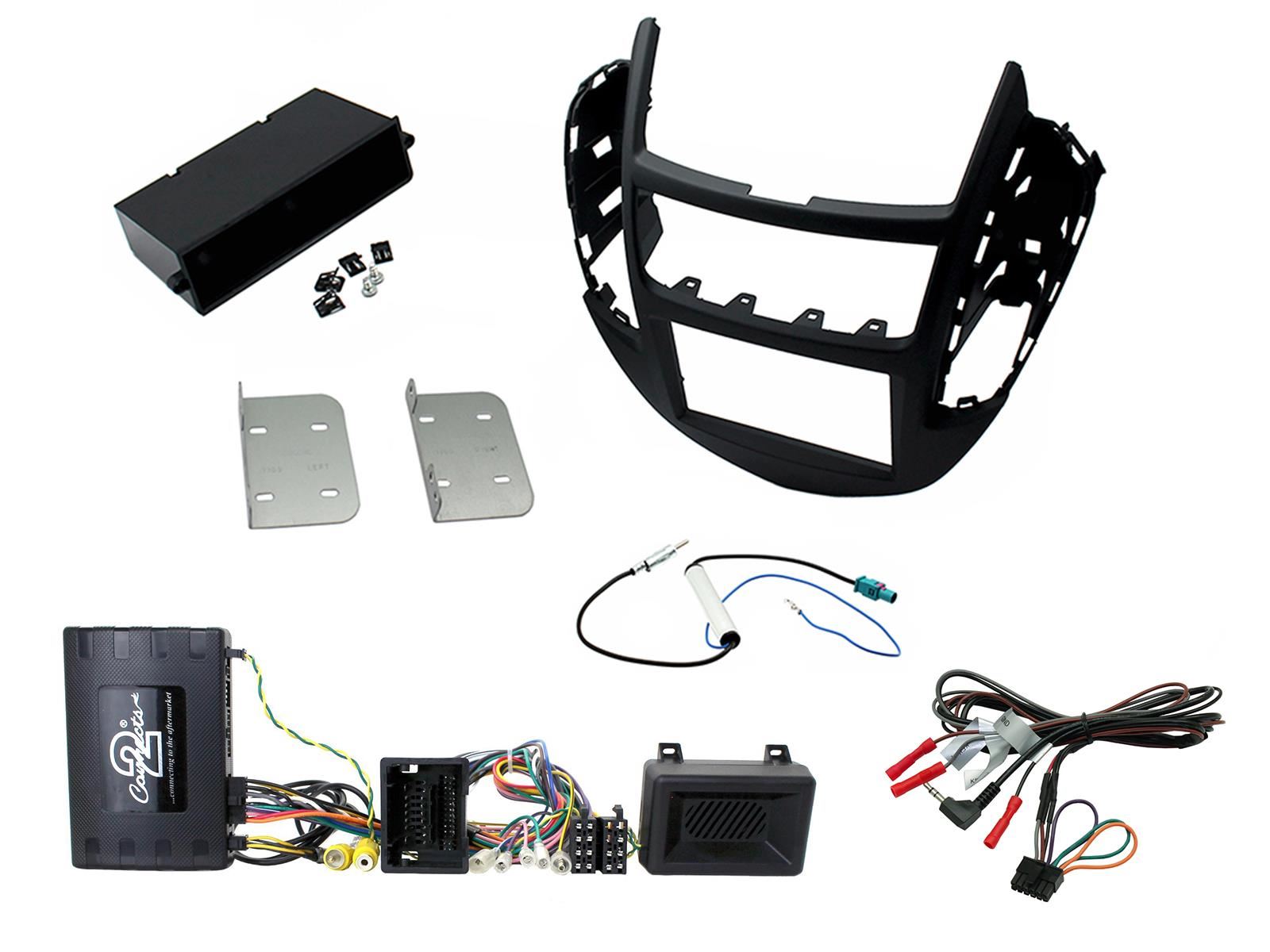 Connects2 CTKCV11 Chevrolet Tracker 2013 On Car Stereo Double Fascia Steering Wheel Interface Kit