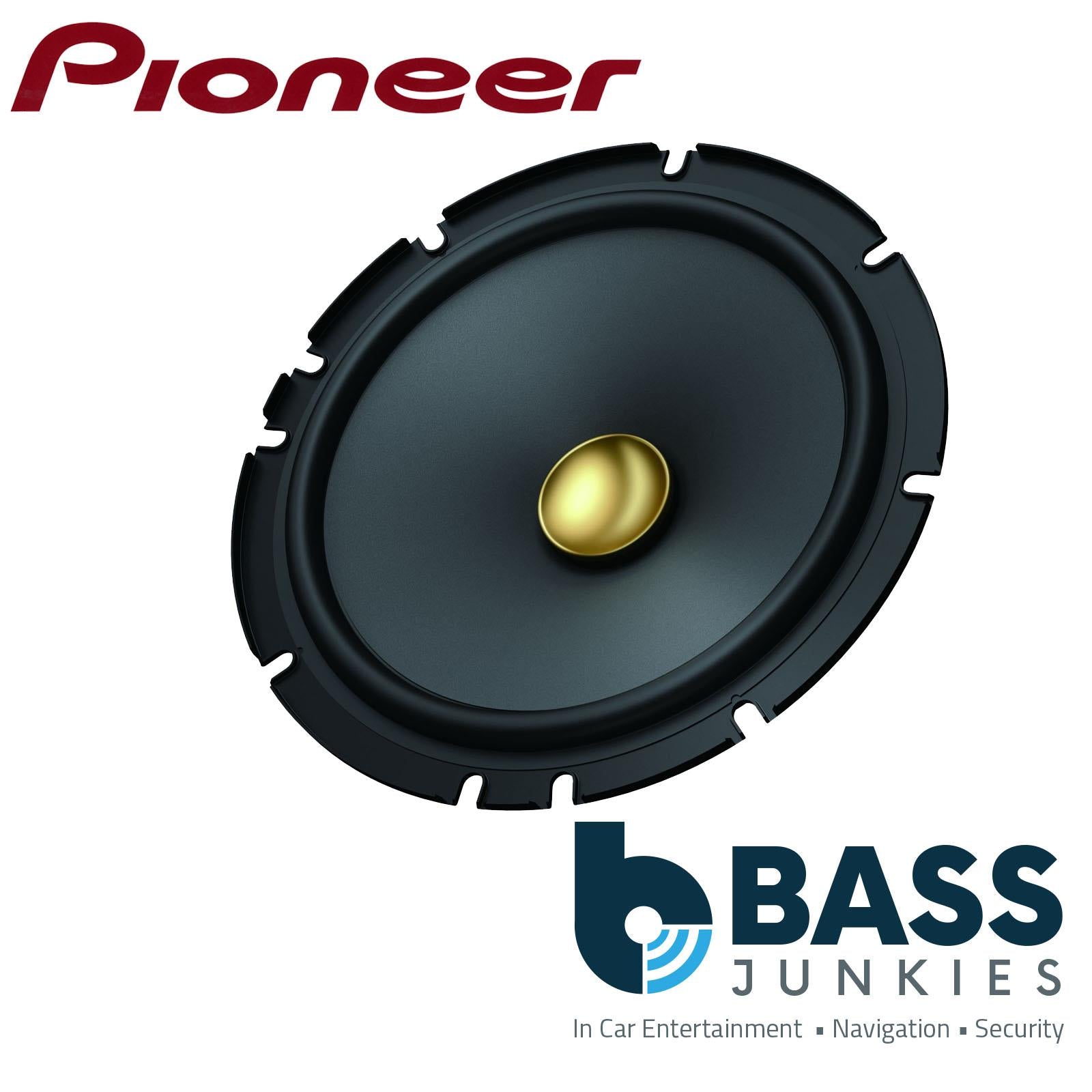 Pioneer TS-A1601C 6.5 Inch 2-Way 4 Ohm 350W Max Power Car Audio Coaxial Speakers