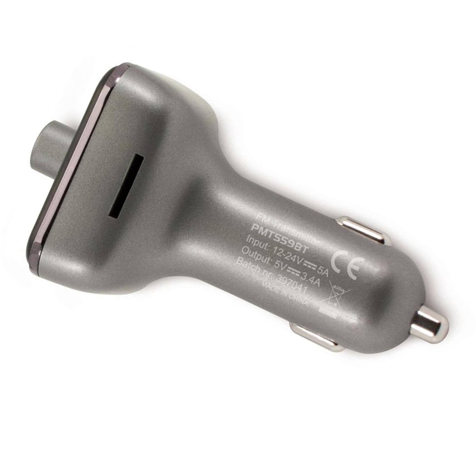 Caliber PMT558BT Bluetooth FM Transmitter with USB Charging, SD Card & Hands-Free Calling