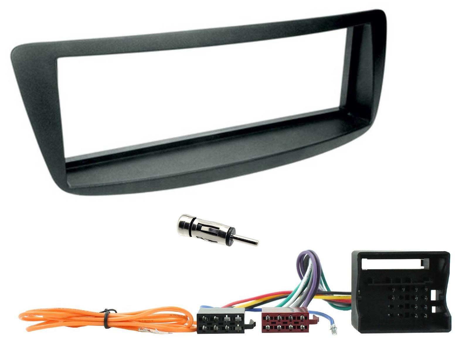 Single Din Stereo Fitting Kit + Steering Wheel Stalk Controls to fit Citroen C1 2005-2014