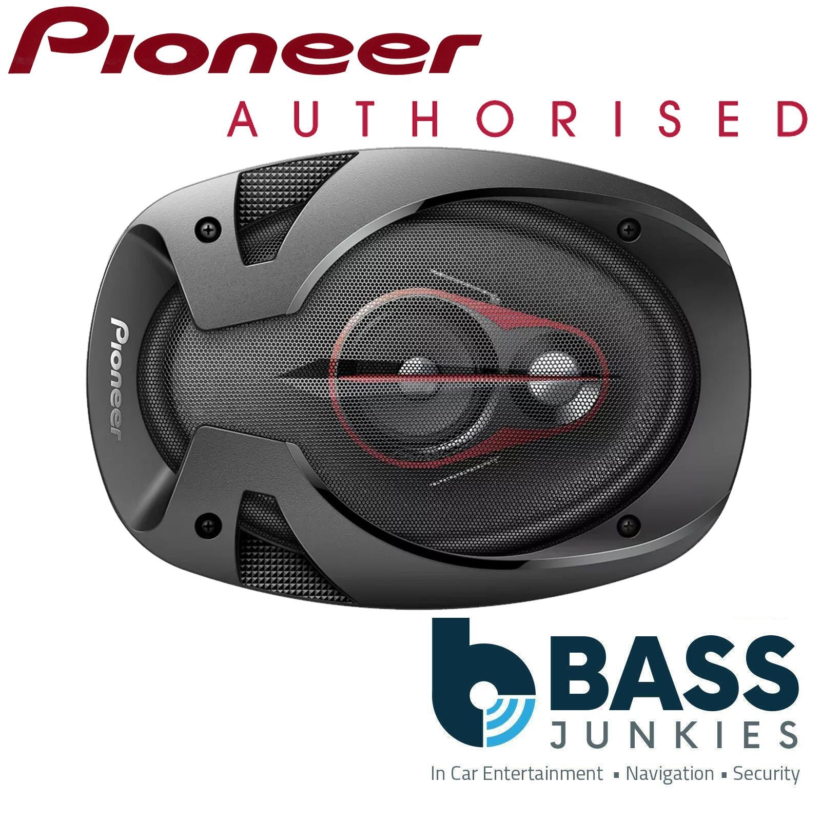 Pioneer TS-R6951S 800 Watts 3 Way 6x9" Rear Parcel Shelf Car Speakers