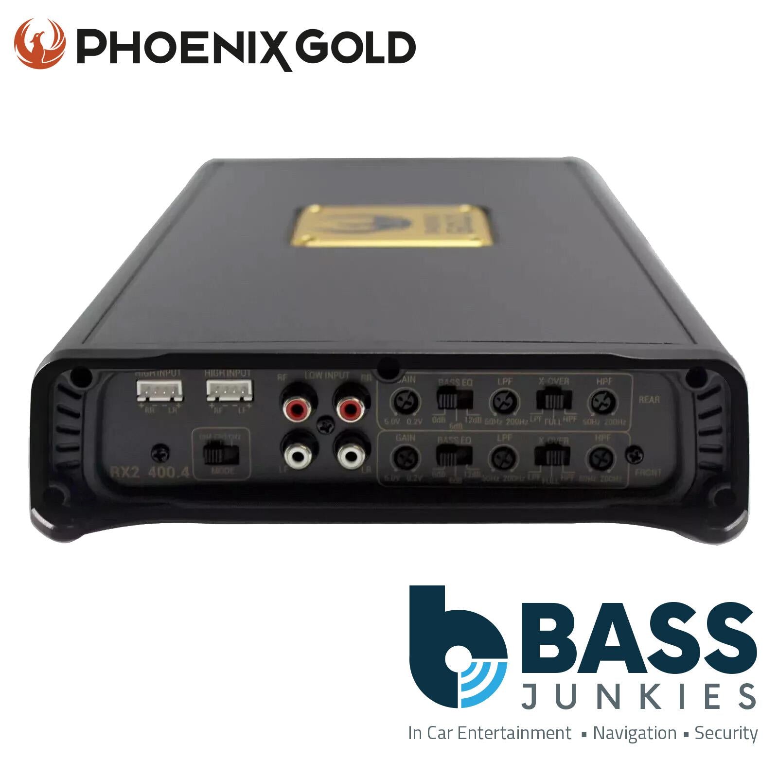 Phoenix Gold RX2400.4 - 400 Watts RMS 4 Channel Class A/B Car Amplifier Amp