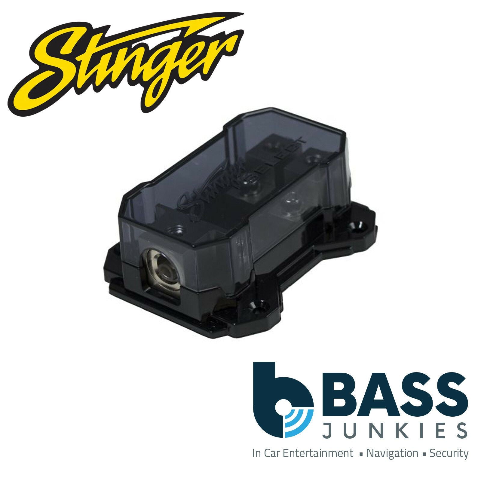 Stinger SSFDB428 (1) 4GA Input to (2) 8GA Output MIDI Distrubution Block