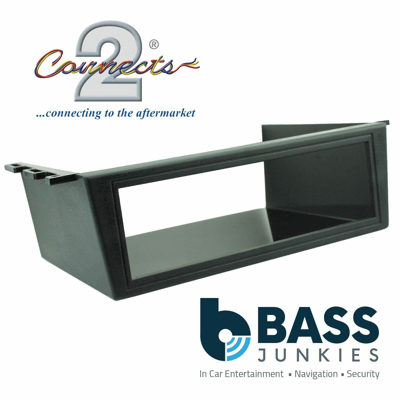 Connects2 CT24UV06 - Universal Single DIN Car Stereo Black Under Tray Pocket