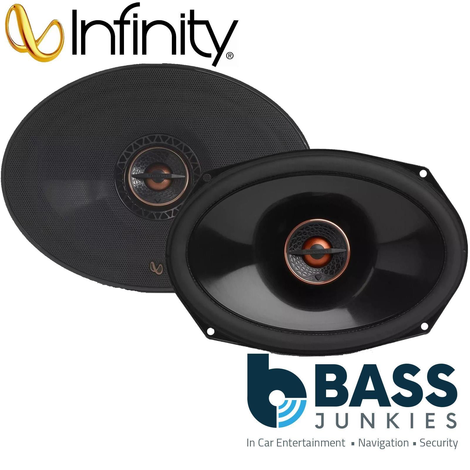 Infinity By Harman REF9632IX - 300 Watts 6"x9" 2-Way Car Shelf Speakers Pair