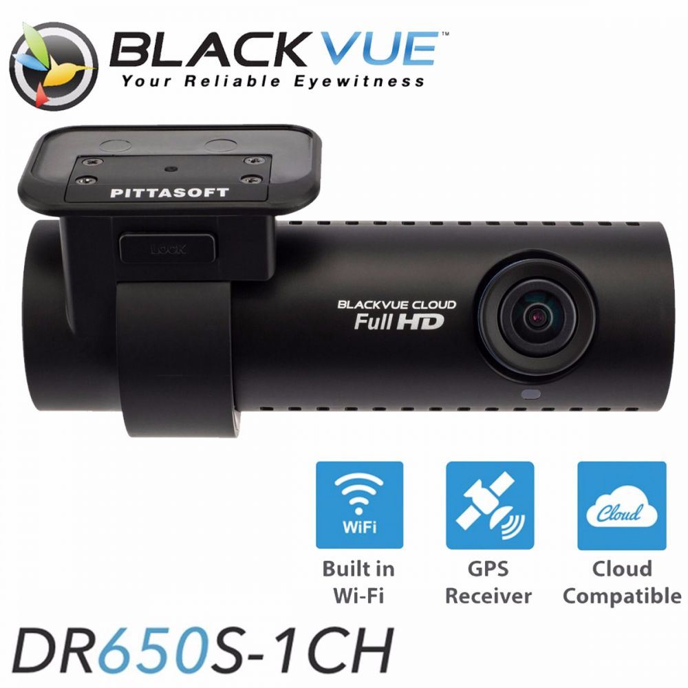 BLACKVUE DR650S 1CH - 64GB - 1080p Full HD @ 30 Frames Per Second (FPS), 2.4 Front Car Dash Cam
