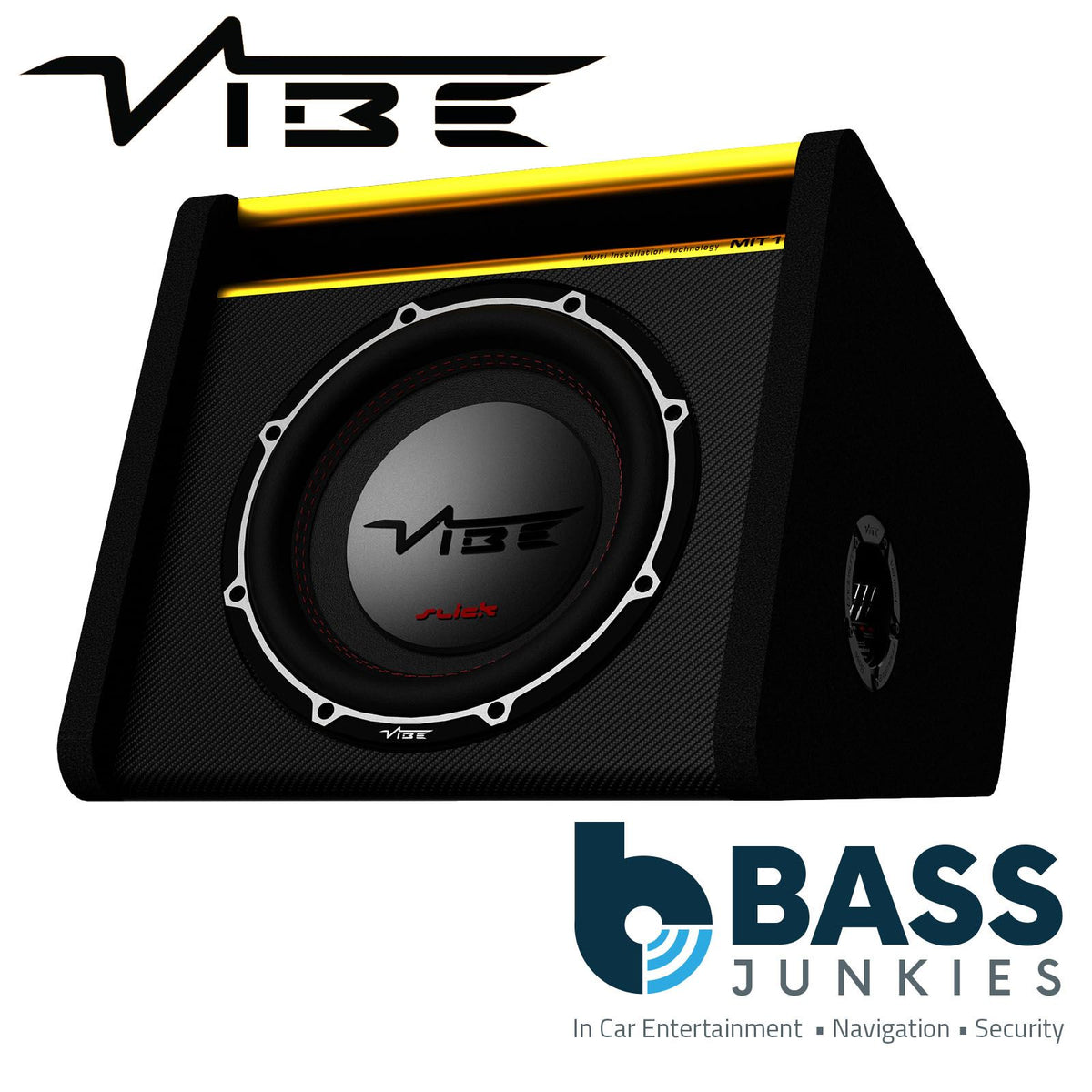 Vibe SLICKMIT12-V3 - 12" inch 1500 Watts Car Subwoofer Bass Box Passive Enclosure