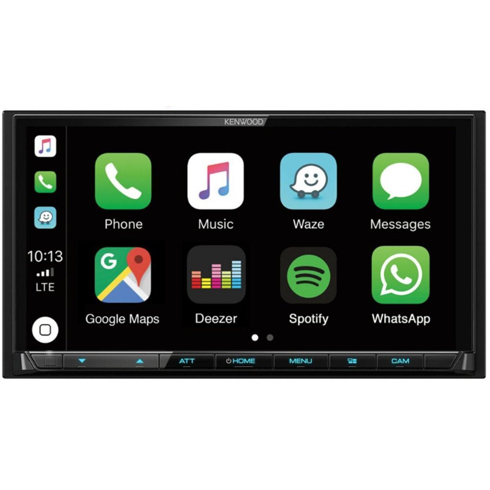 Kenwood DMX-8019DABS - 7" Double Din Mechless Wireless Apple Carplay Wifi Android Auto DAB+ Bluetooth USB iPhone Spotify Car Stereo AV Screen