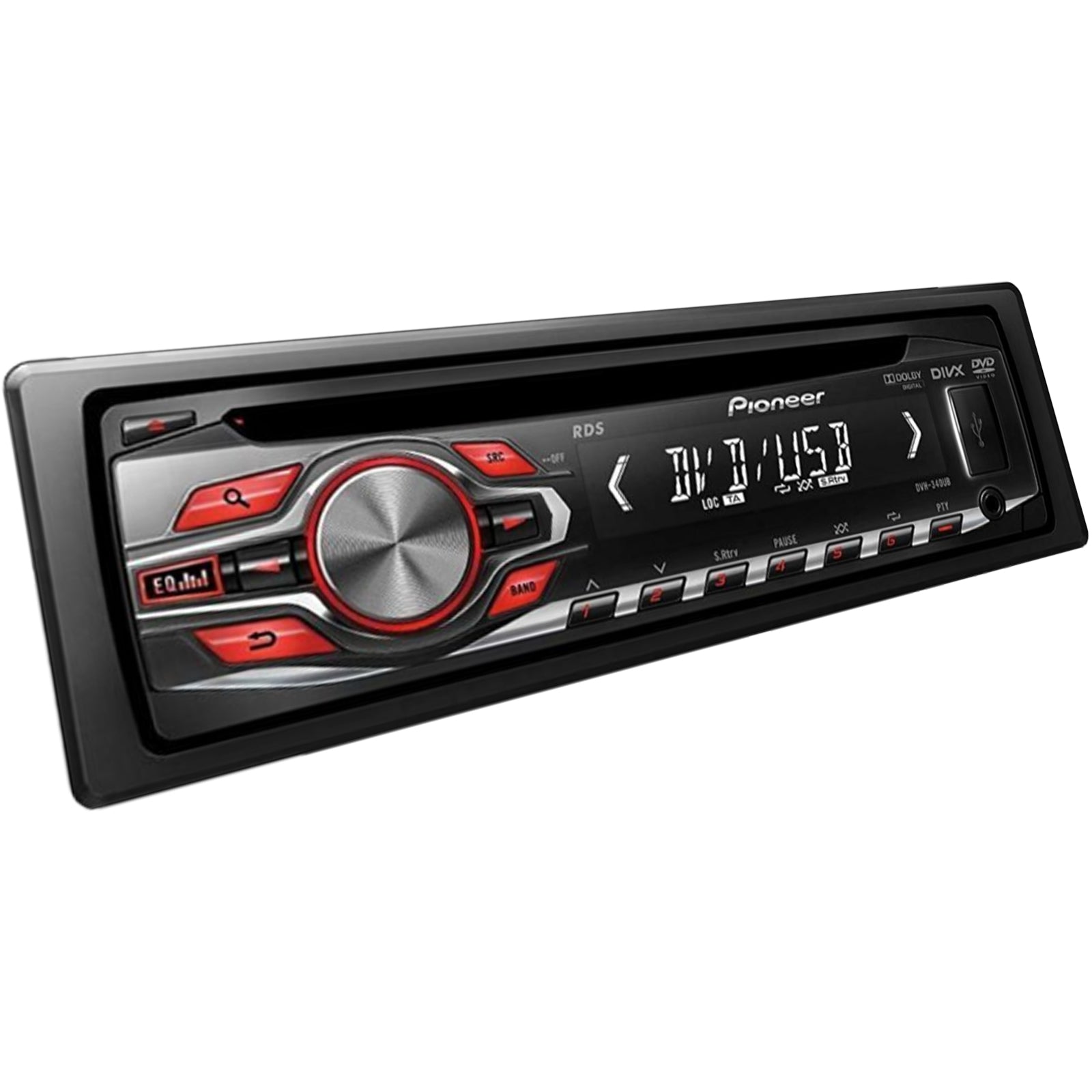 Pioneer DVH-340UB CD DVD Tuner Front USB AUX Car Stereo Radio Player