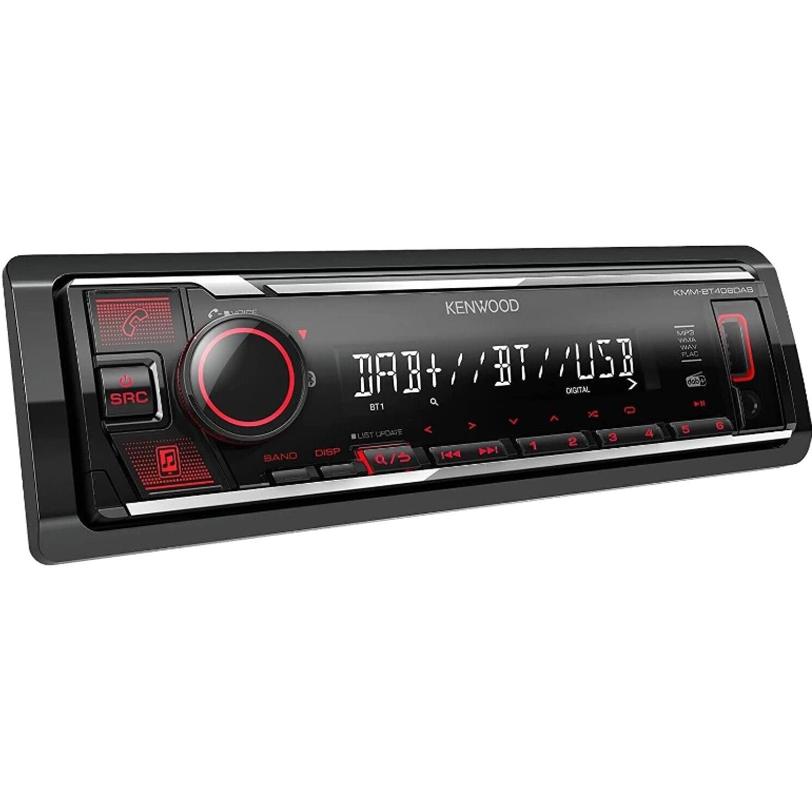 Kenwood KMM-BT408DAB - DAB+ Bluetooth USB Aux Radio iPod iPhone Car Radio