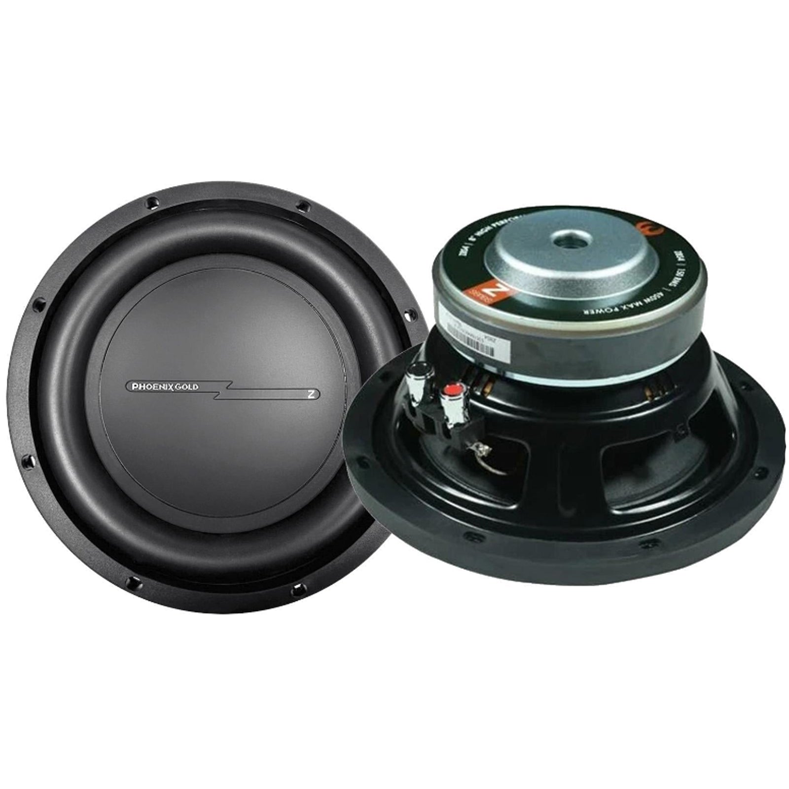 Phoenix Gold Z12D4 - 1600 Watts 12" 30cm 4 Ohm Dual Voice Coil Car Subwoofer