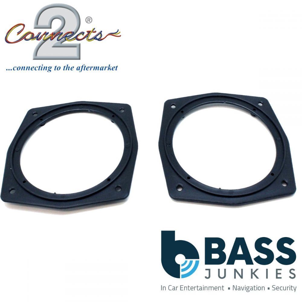 Connects2 CT25AU12 - Audi TT 165mm 16cm 6.5" Rear Side Panel Car Speaker Adapter Brackets