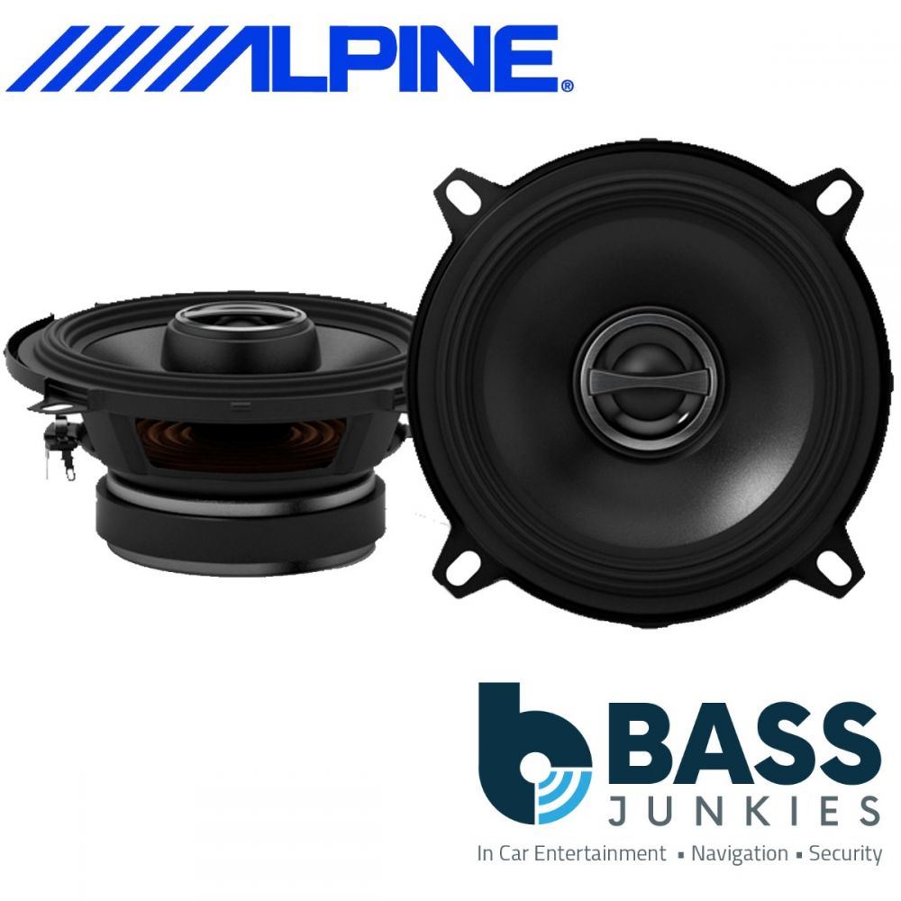Alpine S-S50 - 340 Watts a Pair 2 Way 5.25" 13cm Coaxial Car Van Door Speakers