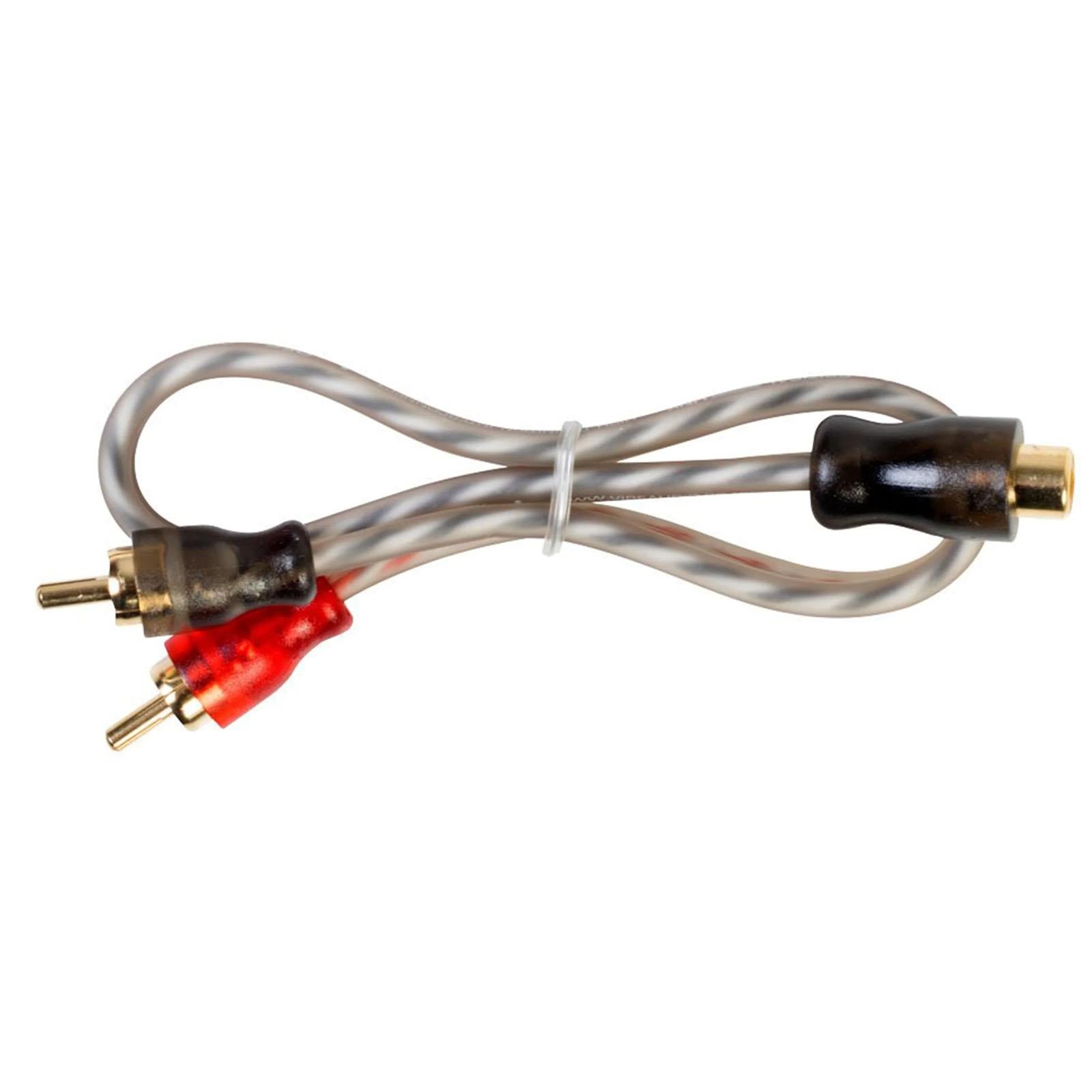 Vibe Critical Link - CLRCA2M1FB-V7 1F Twisted Core Car Splitter Basic 2m - 1F RCA