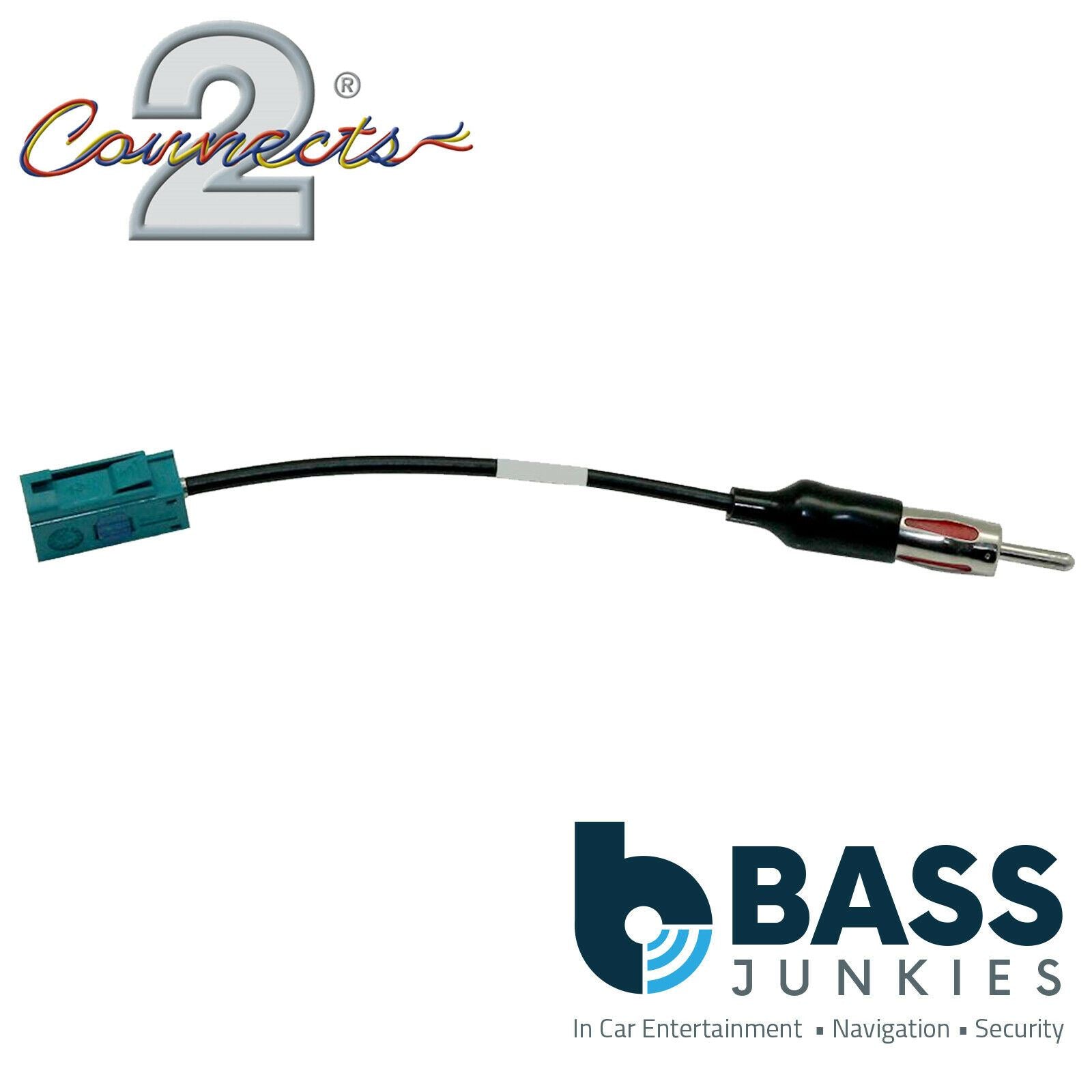 Connects2 CT27AA159 - Fakra Female to Male DIN 15cm Car Aerial Antenna Adaptor