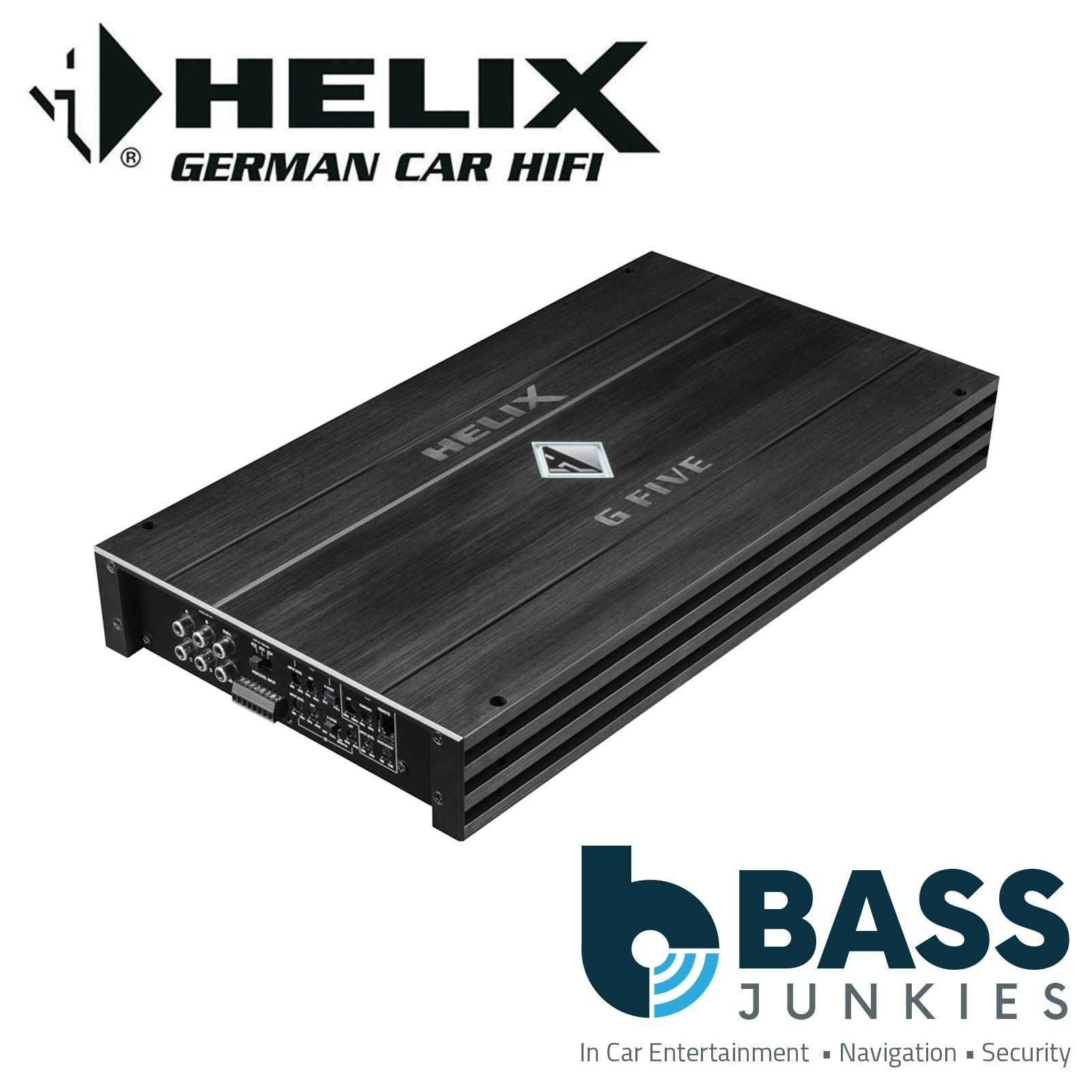 HELIX G FIVE - 5 Channel Class A/B & Class D 1200 Watts Peak Car Amp Amplifer