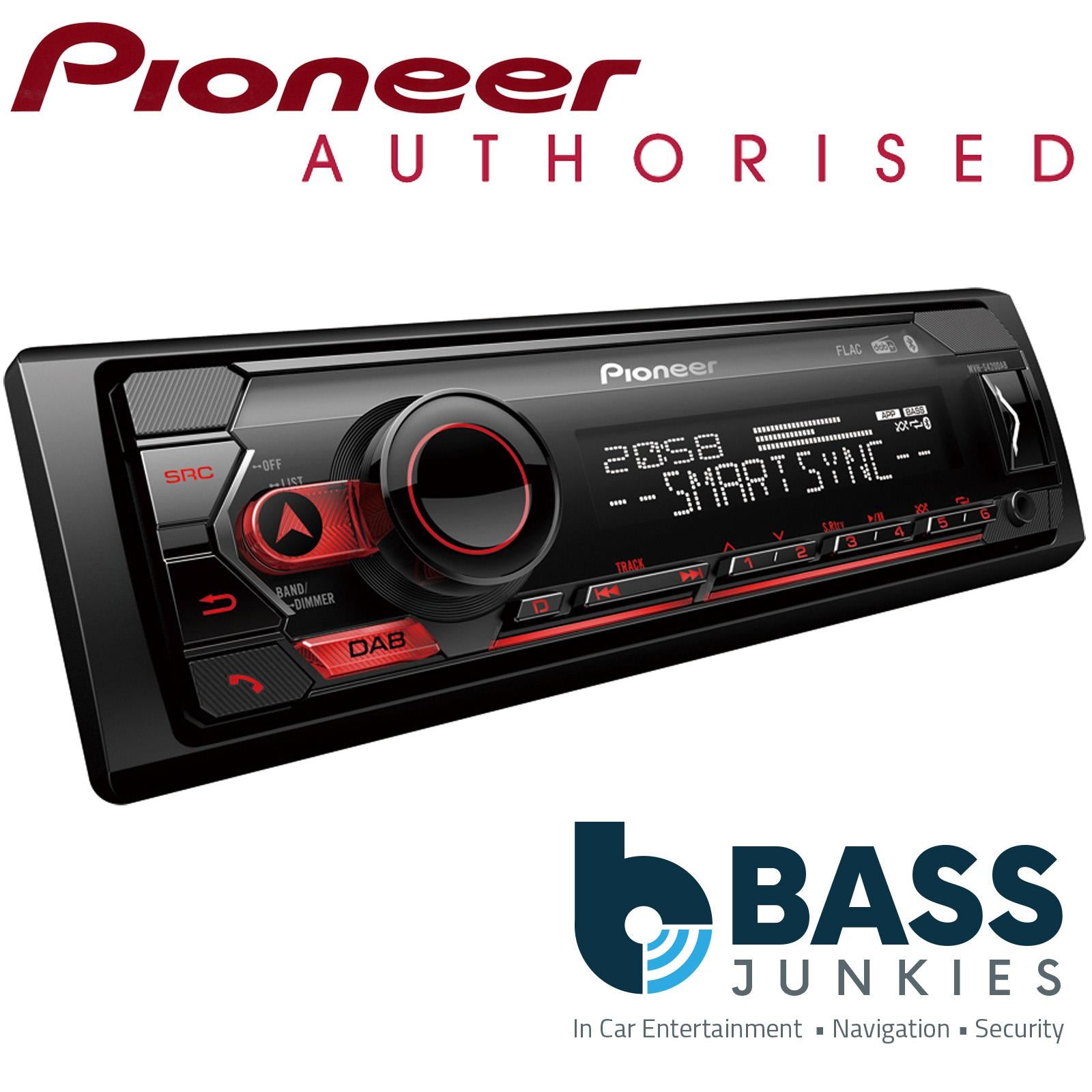 Pioneer MVH-S420DAB Mechless DAB+ Bluetooth USB Spotify iPhone Car Stereo