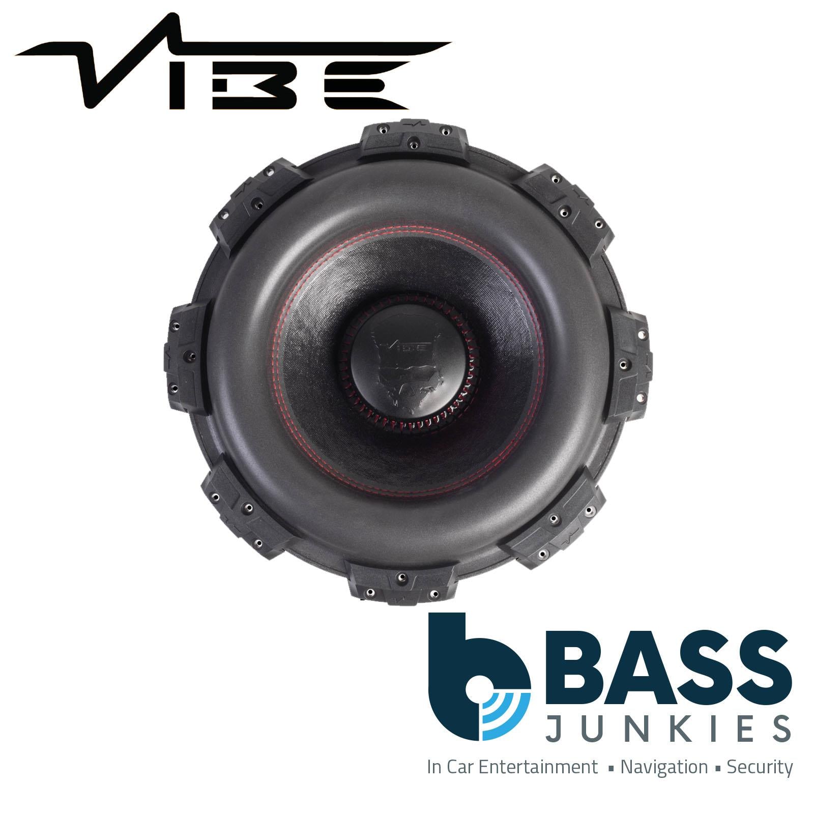 VIBE BD15D2SPL-V4 - BlackDeath 15" Inch 9000 Watts 2 Ohm SPL Car Subwoofer