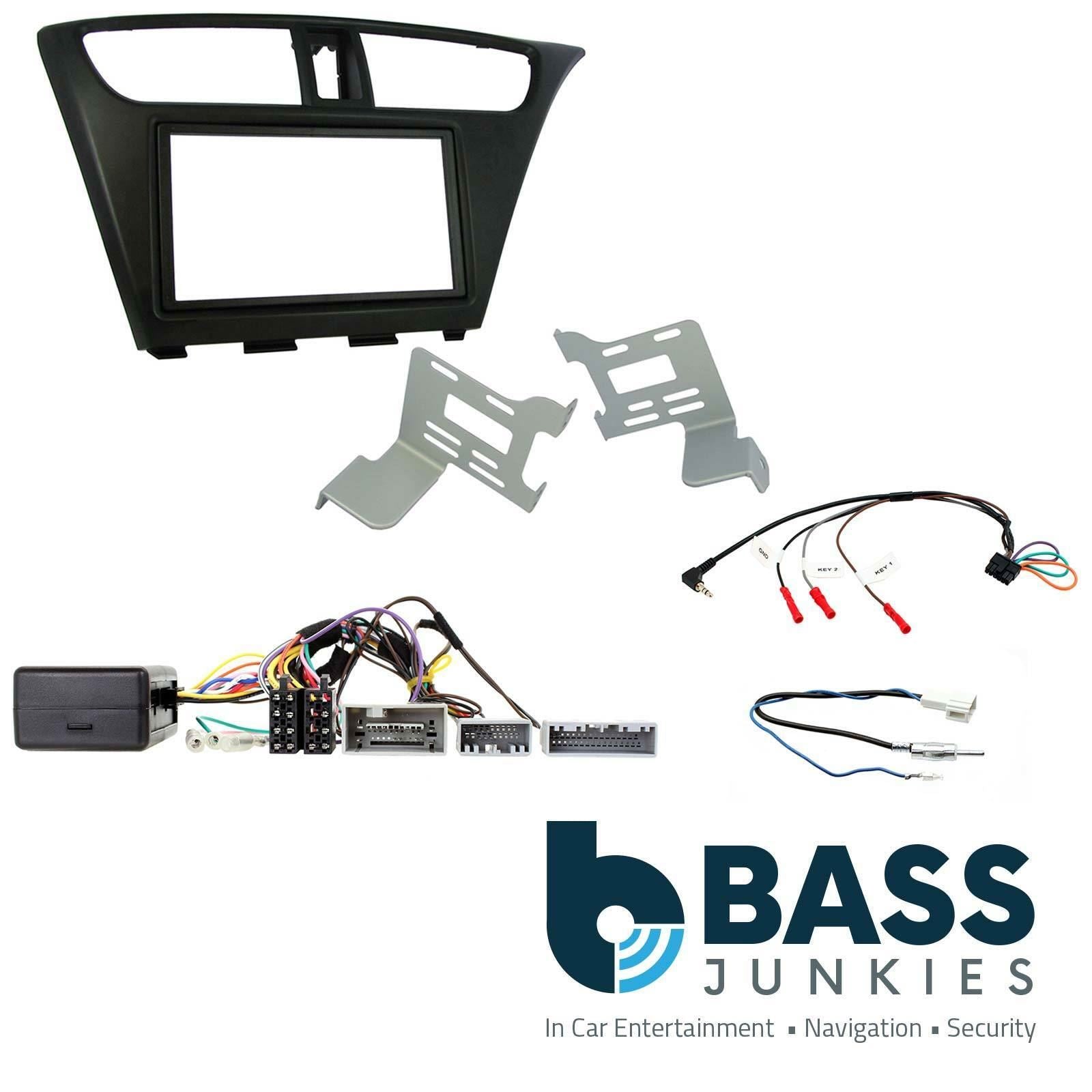 CTKHD06 Honda Civic 2012-2015 Car Stereo Double Din Fascia & Steering Wheel Kit