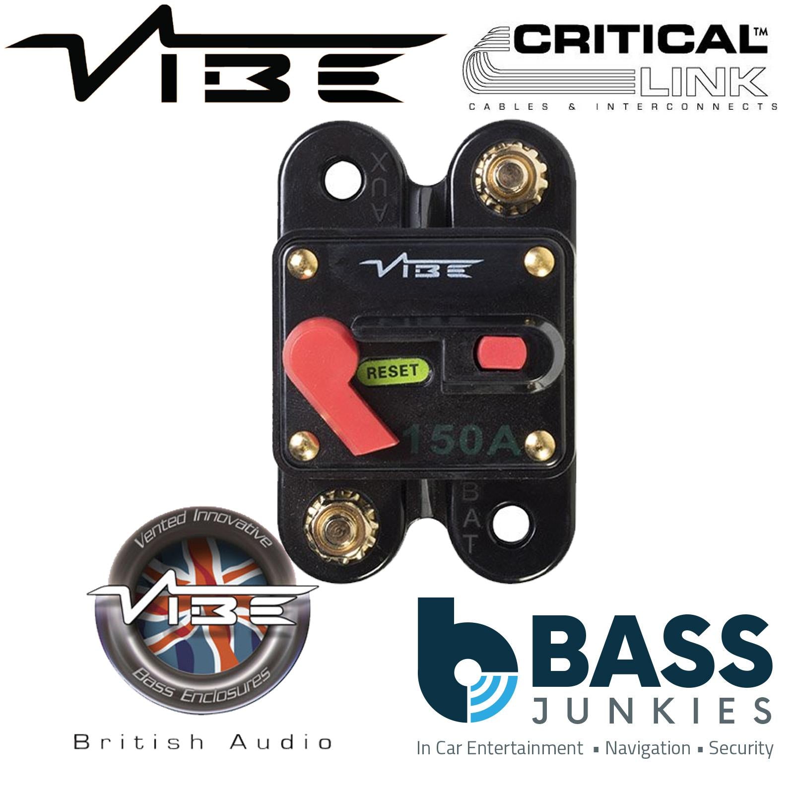 Vibe Critical Link CLCB150-V7 - 12v 150A Car Amp Protection Circuit Breaker