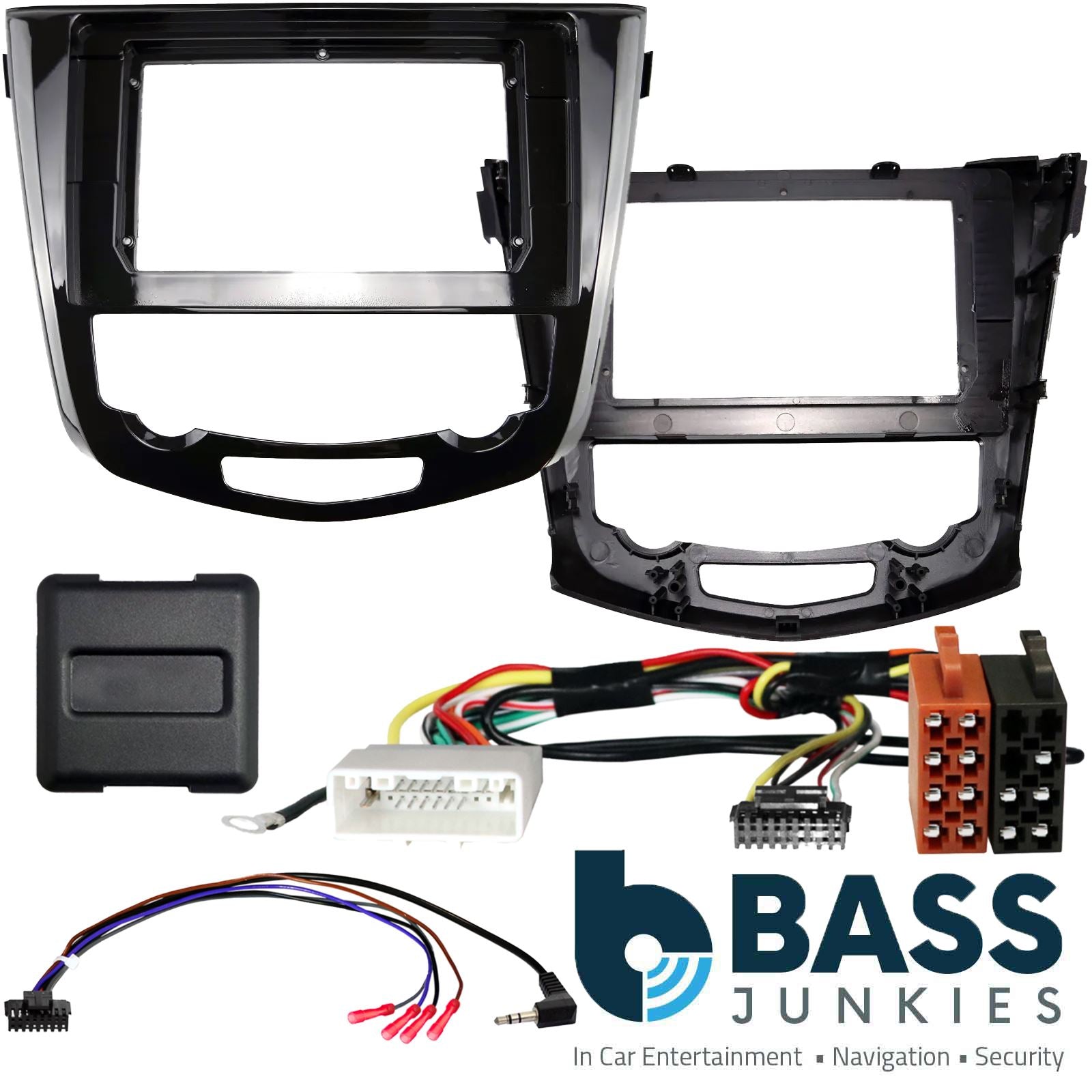 Kenwood 9" CarPlay Android Car Stereo Fitting Kit For Nissan X-Trail Black 2014