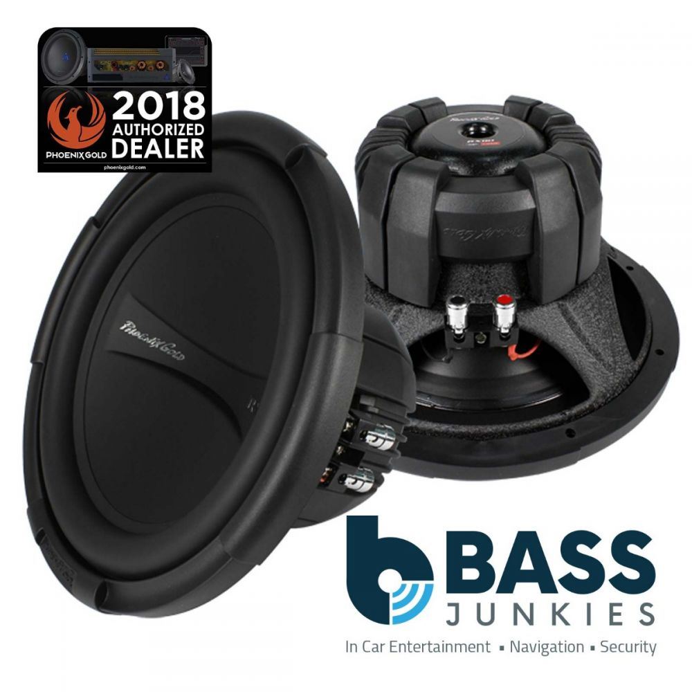 Phoenix Gold RX110 - RX Series 10" Inch 200 Watts 4 Ohm Single Voice Coil Car Sub Subwoofer