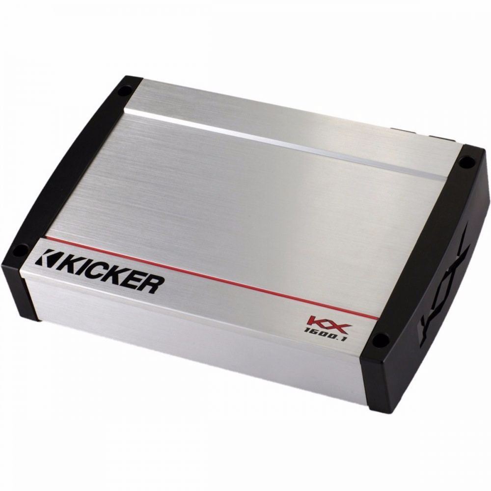 Kicker KX1600.1 - 1600 Watts Monoblock 1 Channel Class D Subwoofer Car Amplifier