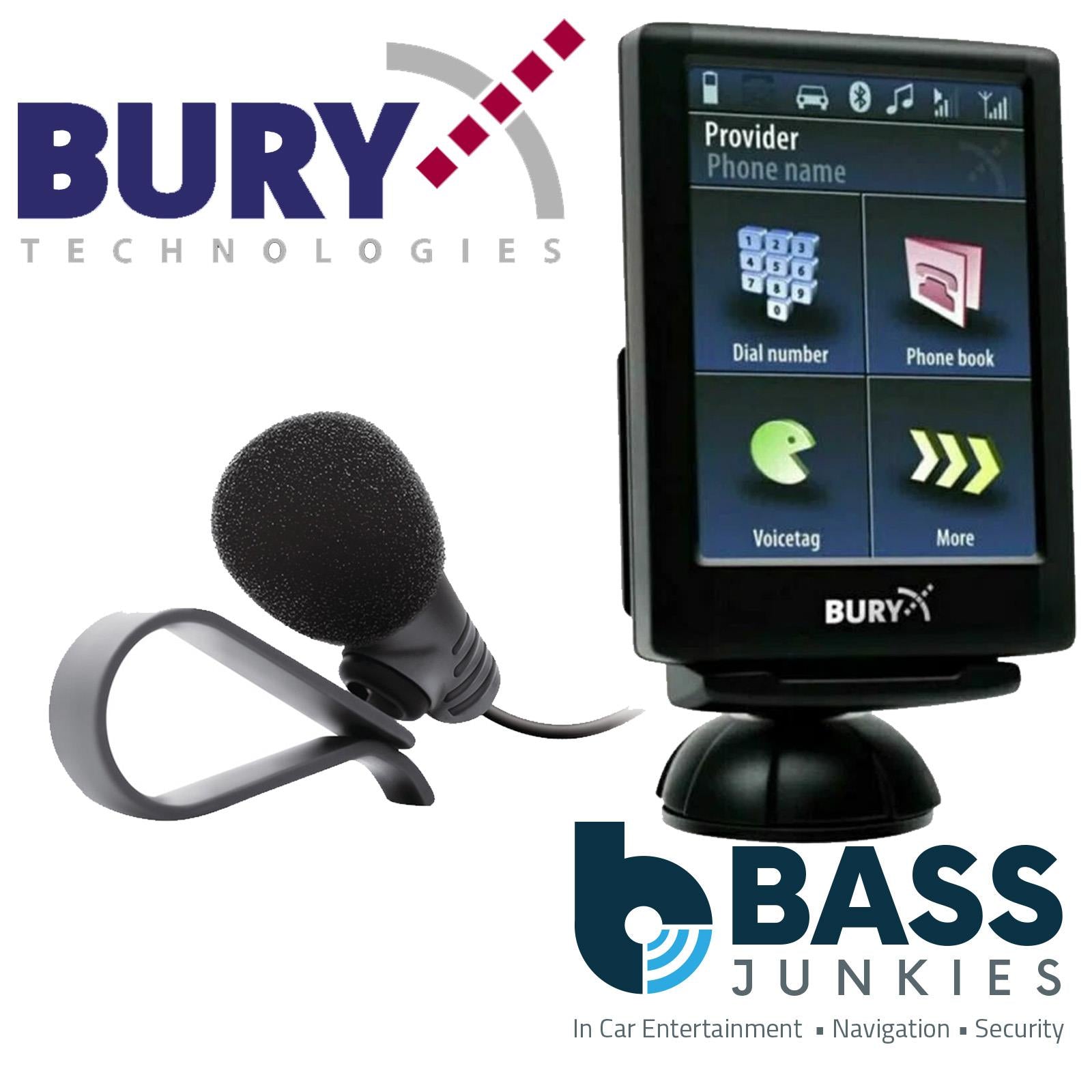 BURY CC9068 - Voice Dialling Text-to-Speech Readout Bluetooth Handsfree Car Kit