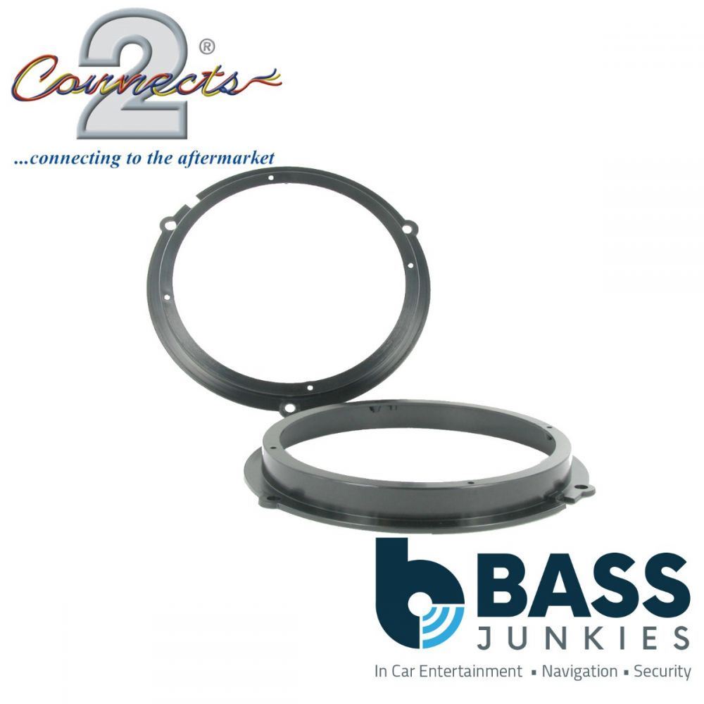 Connects2 CT25FD10 - Ford Fiesta & KA 165mm 6.5" Front or Rear Car Speaker Adapter Brackets