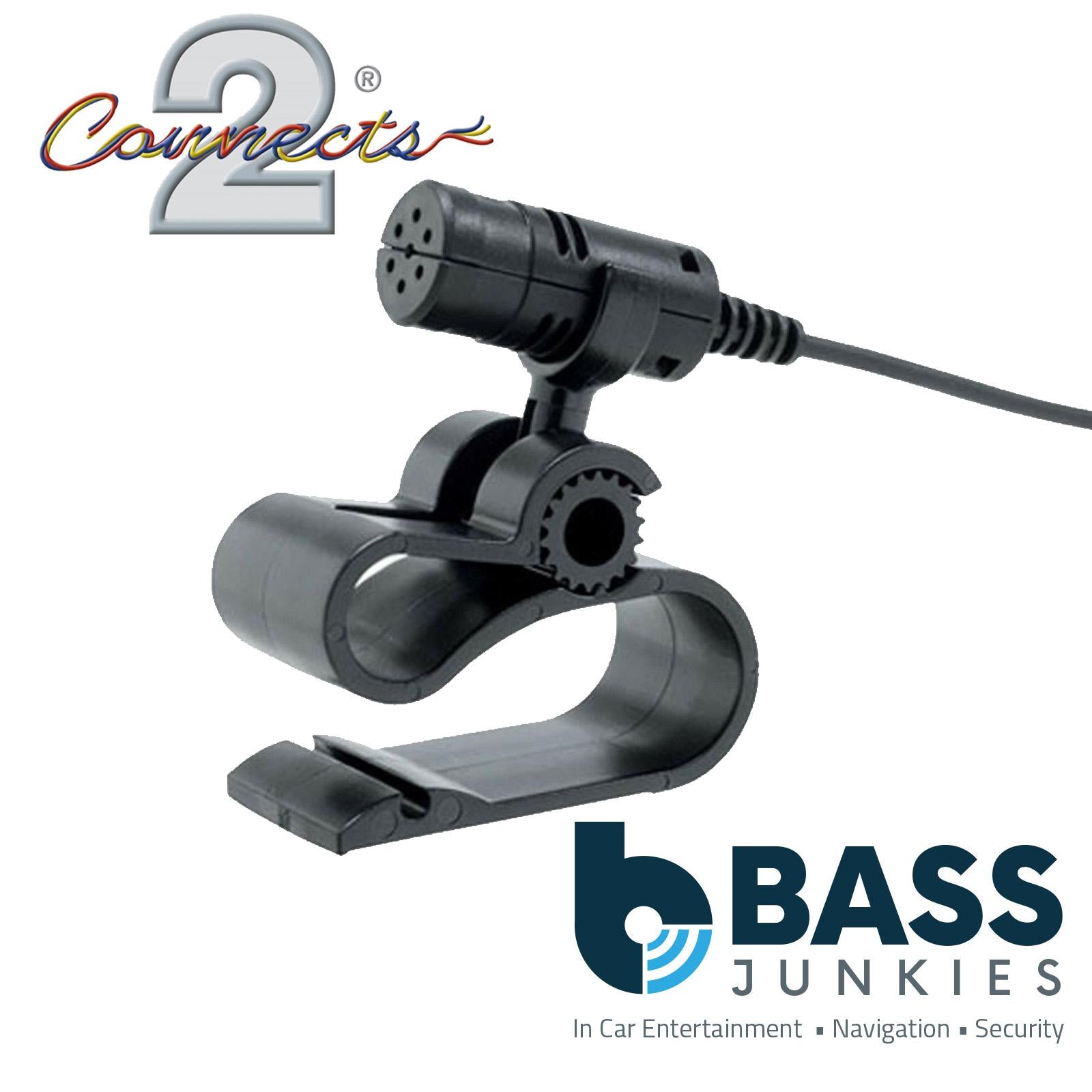 Connects2 CTMIC-3 - Bluetooth Microphone Mic for Kenwood Sony JVC & Clarion Car Stereo Players