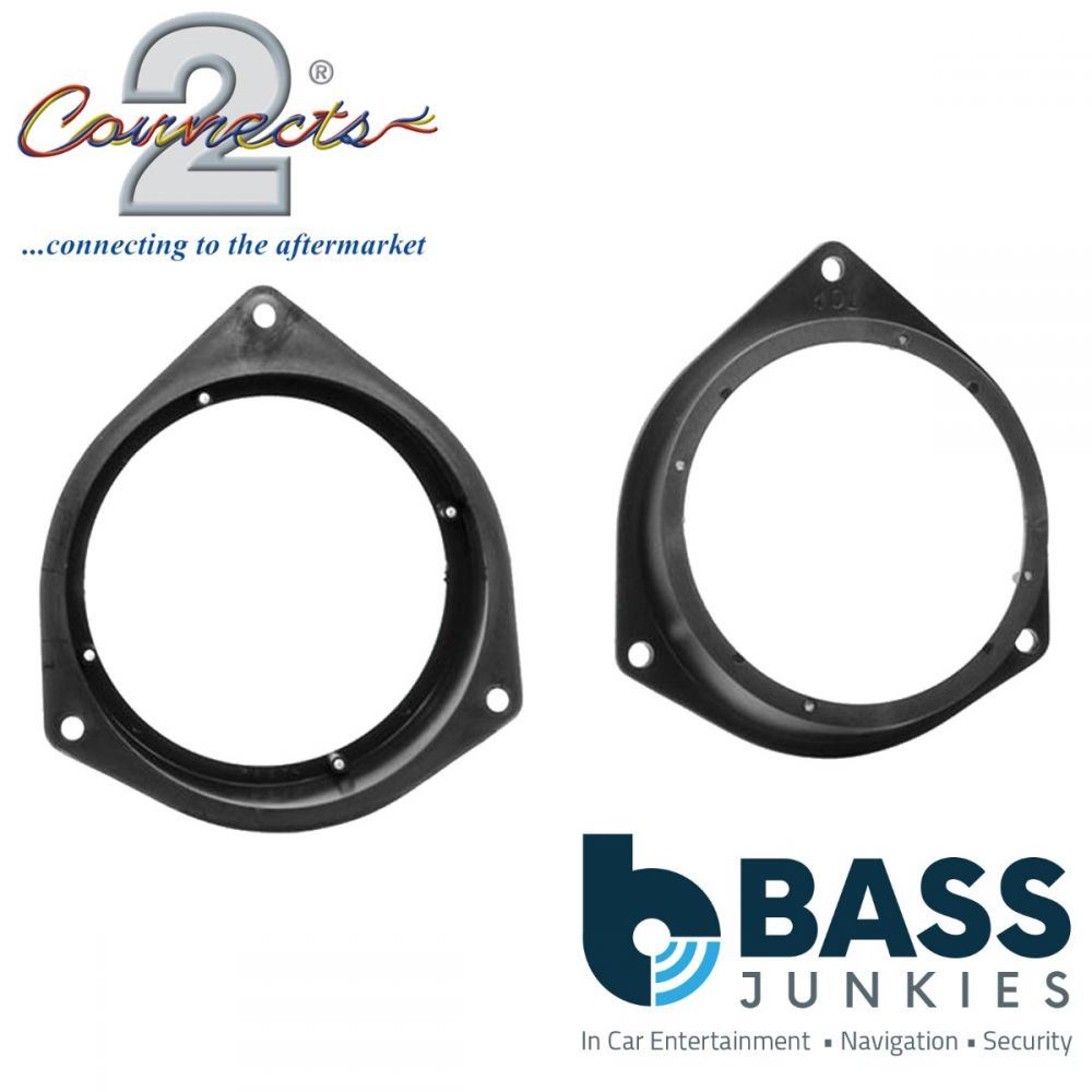 Connects2 CT25PE05 - Peugeot Bipper 2008 Onwards 120mm 5" Front Door Car Speaker Adapter Brackets
