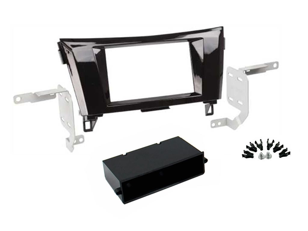 Double Din Stereo Fitting Kit + Steering Controls to fit Nissan Qashqai 2014-17