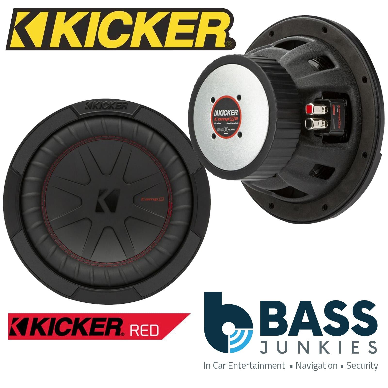 KICKER 48CWR154 15" 38cm 1600 Watts Single Voice Coil Car Van Boot Sub Subwoofer