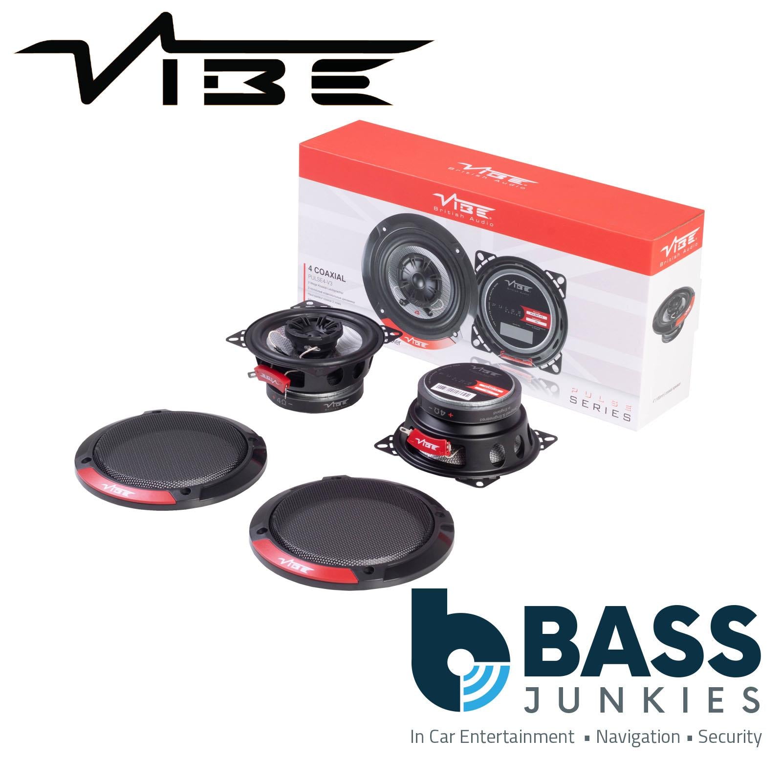 Vive PULSE4 100mm/10cm/4" 2-Way Coaxial Car speakers (Per Pair Max 240|80 watts RMS) Fits BMW 5-Series 2011-17