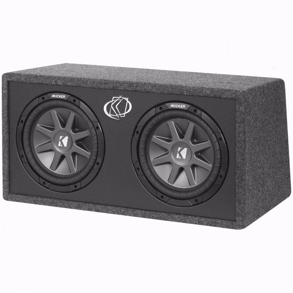 KICKER 10DCVR104 Double 4 ohm 10" 1600 Watts Ported Car Sub Subwoofer Passive Bass Box