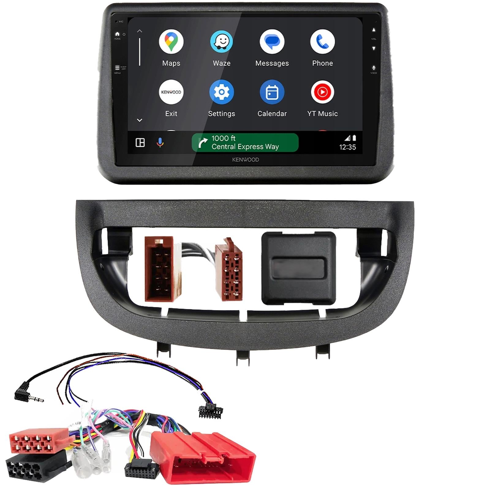 Kenwood 9" CarPlay Android Car Stereo Fitting Kit For Mazda 3 Axela 2014 - 2019