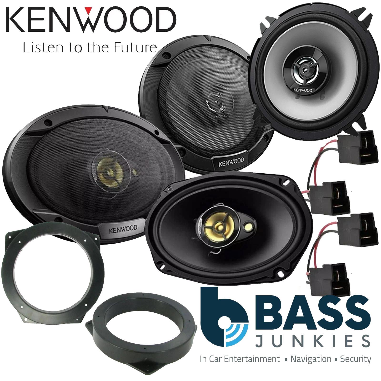 BMW Mini One Cooper R50 R53 2001 - 2006 Kenwood 1520 Watts Front Door & Rear Side Car Speakers