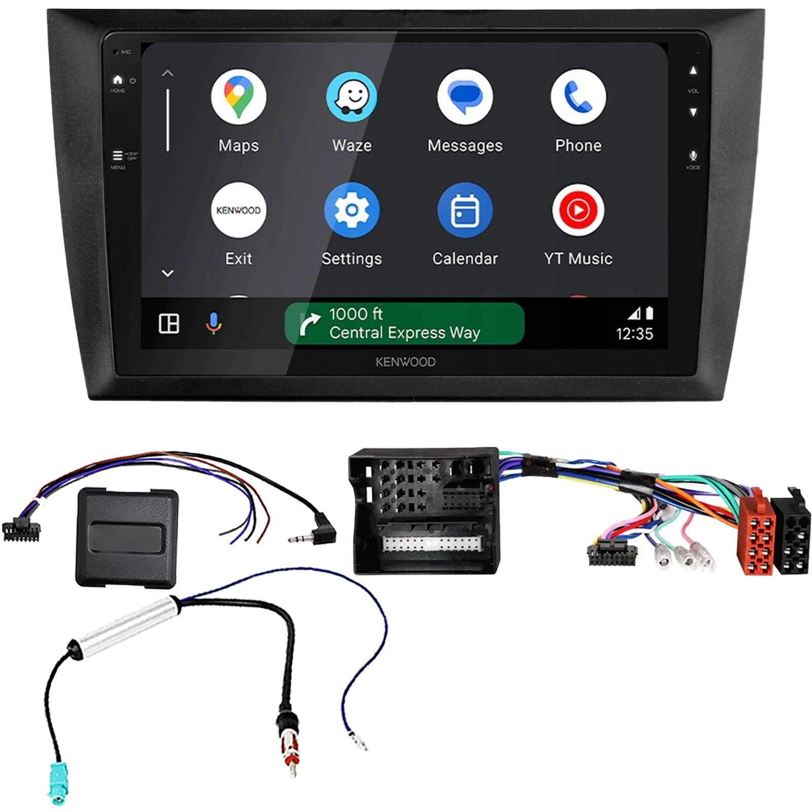 Kenwood 9" CarPlay Android Car Stereo Kit For Volkswagen Golf MK6 2008 - 2012