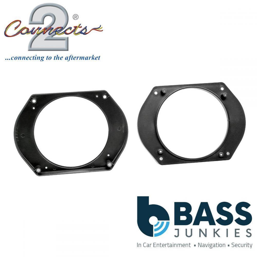 Connects2 CT25AR04 - Alfa Romeo Spider 130mm 13cm 5.25" Front Door Speaker Adapter Brackets