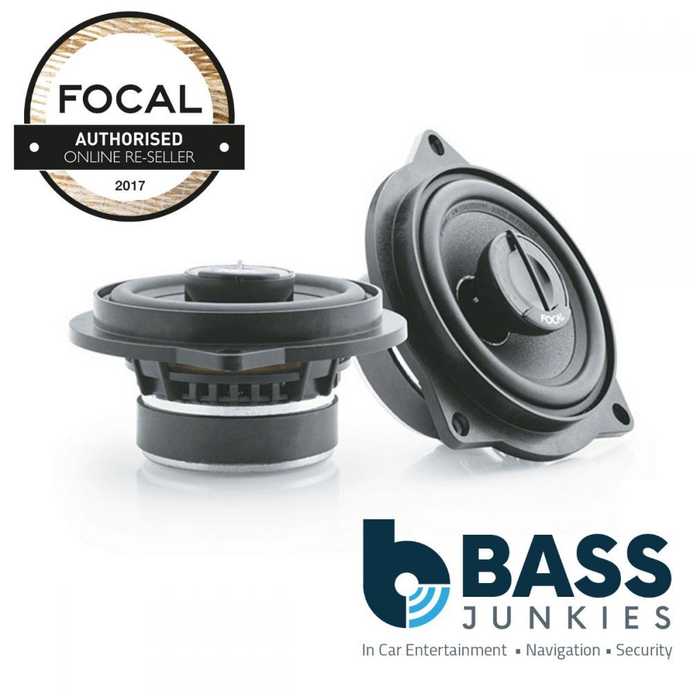 Focal IFBMW-C - BMW 1 Series 3 Series 5 Series X1 4" 160 Watts Dedicated 2 Way Coaxial Car Rear Speaker Kit