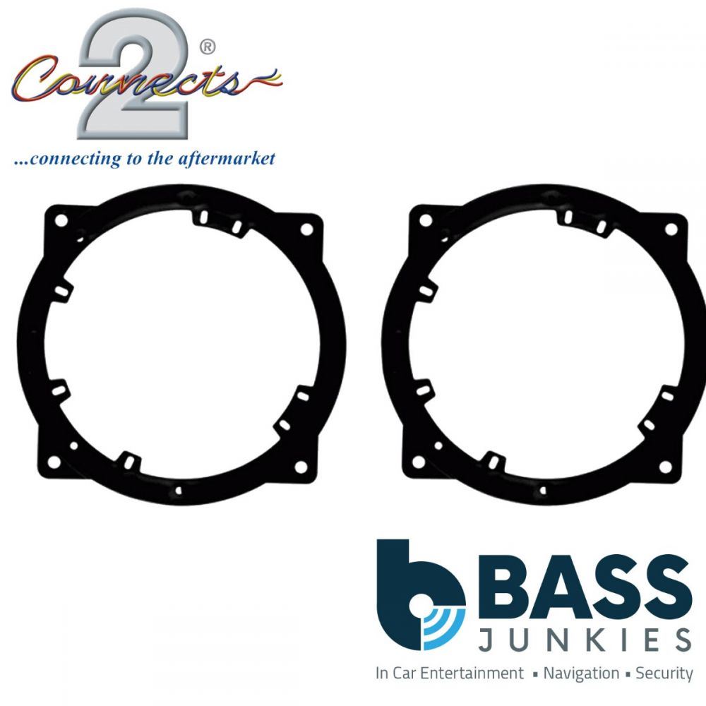 Connects2 CT25HY04 - Hyundai Azera Sonata 150-170mm 6"-6.5" Front or Rear Car Speaker Adapter Brackets