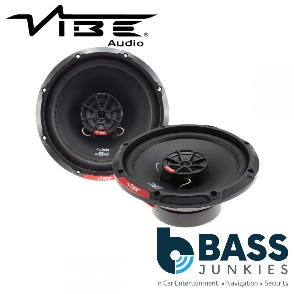 Vibe SLICK6-V7 - 6.5" 16.5cm 480 Watts 2 Way Coaxial Car Door Speakers
