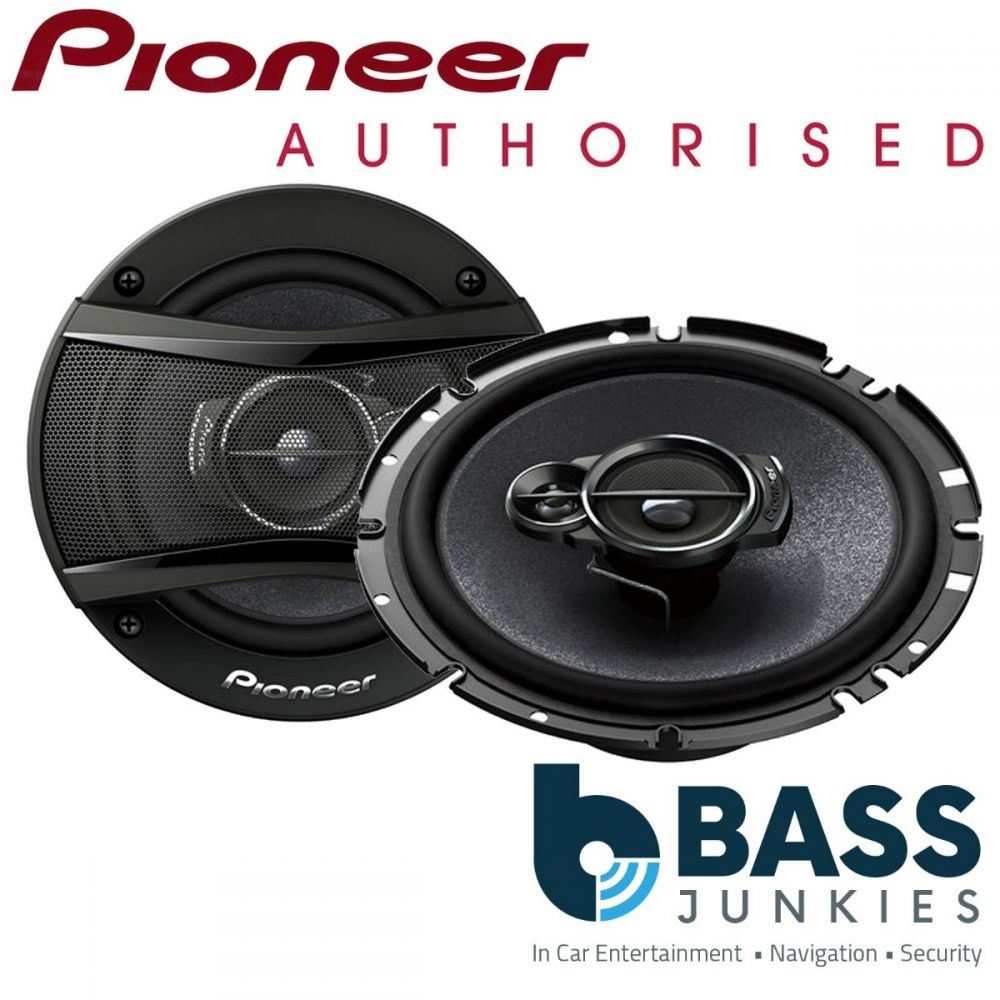 Pioneer TS-A1333i - 300 Watts 13cm 5.25" 3 Way Coaxial Door Shelf Car Speakers