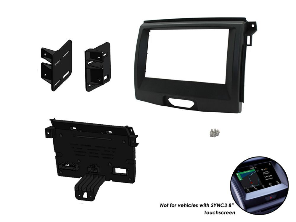 Connects2 CT23FD66 Ford Ranger Everest Car Stereo Double Din Fascia Panel & Cage Kit