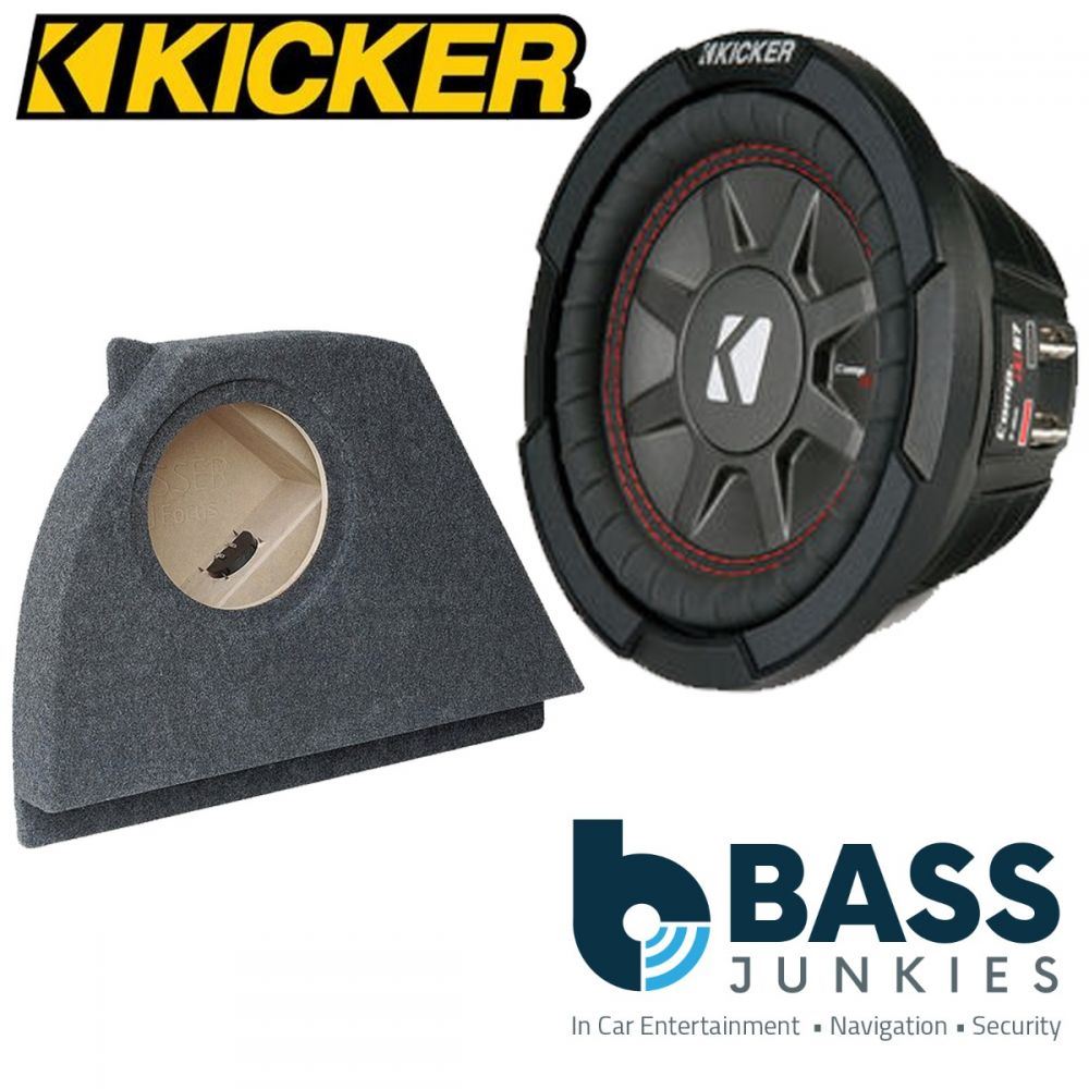 Ford Focus MK1 1998-2005 Kicker CWRT102 - CompRT 10" 25cm 800 Watts Car Subwoofer Custom Bass Box Kit